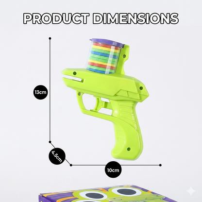 Gridn 2-in-1 Pet Disc and Soft Foam Dart Launcher - Interactive Fetch and Chase Toy for Dogs