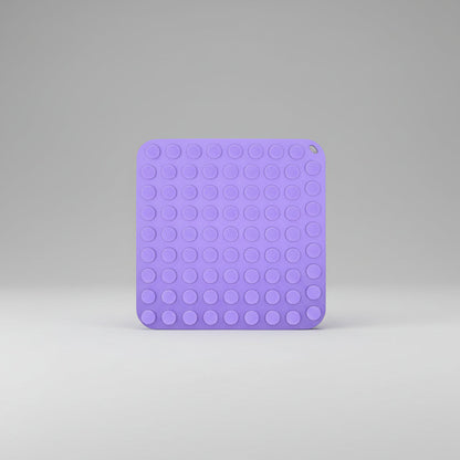 Gridn Anti-Slip Silicone Lick Mat for Dogs and Cats - Slow Feeder Mat with Suction Cup Base