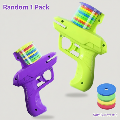 Gridn 2-in-1 Pet Disc and Soft Foam Dart Launcher - Interactive Fetch and Chase Toy for Dogs